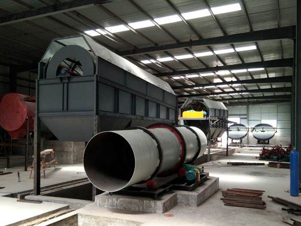 泰安銘德機械有限公司甘肅臨澤十萬噸有機肥項目安裝